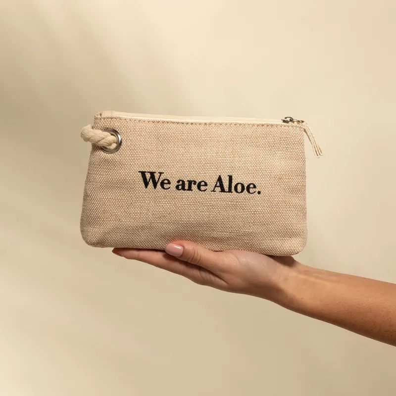 We Are Aloe | Cosmetic Bag - Aruba Aloe