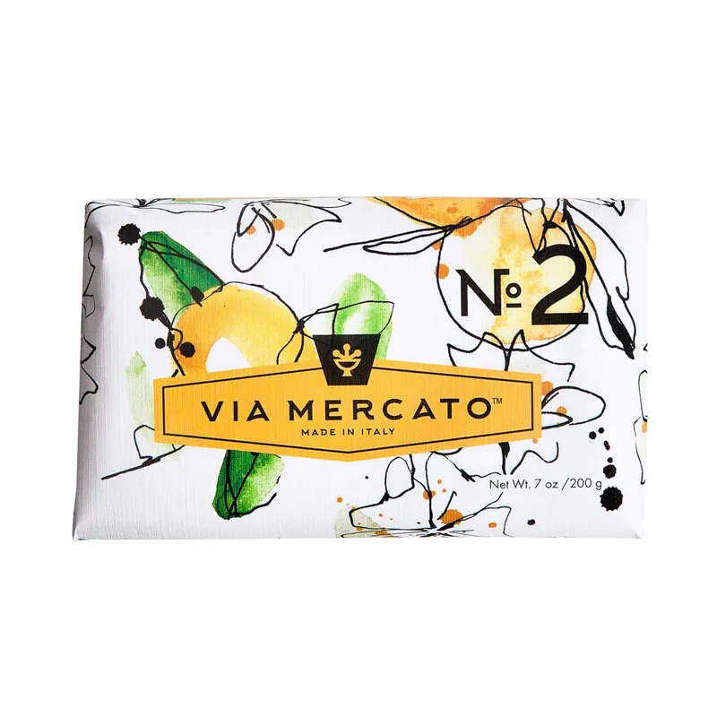 VIA MERCATO Bar Soap – Green Tea & White Musk - Cedra Pharmacy