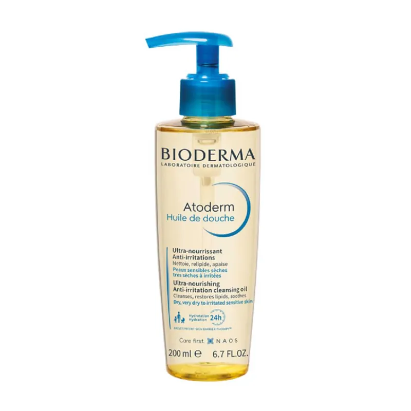 Bioderma Atoderm Cleansing Oil – Gentle Hydrating Shower Oil - Cedra Pharmacy