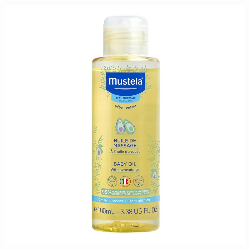 Mustela Baby Oil with Avocado Oil – Nourishing & Soothing Massage Oil - Cedra Pharmacy