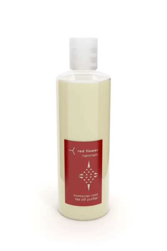 moroccan mint tea silt purifier - red flower