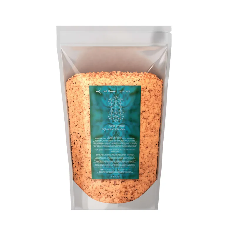 neroli cypress high atlas mineral soak - red flower