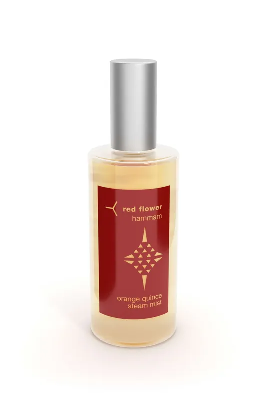 orange quince steam mist - red flower