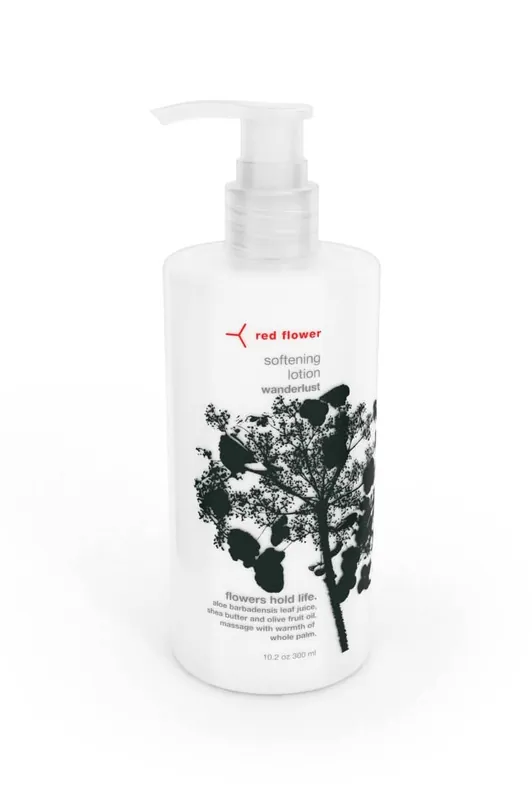 wanderlust softening lotion - red flower