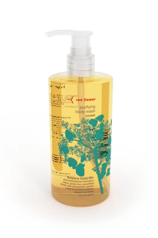 ocean purifying body wash - red flower