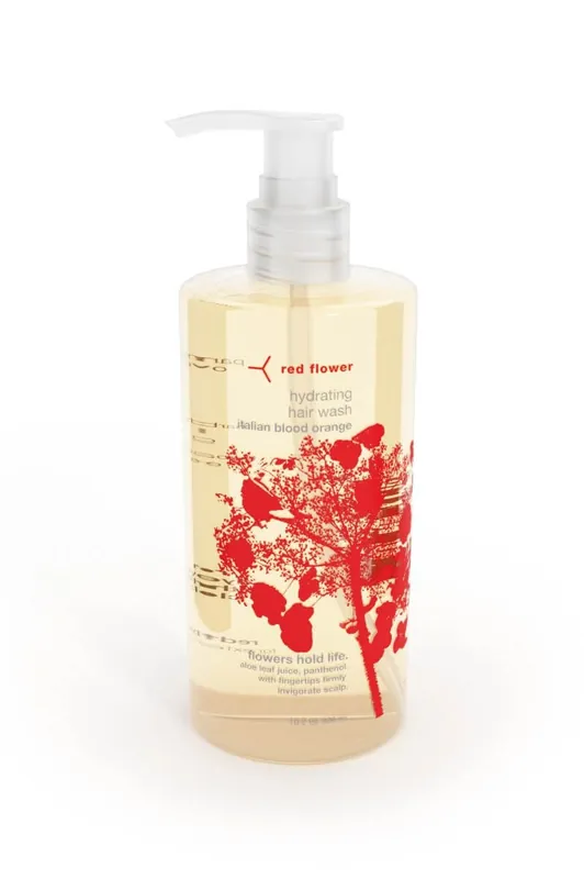 italian blood orange hydrating hair wash - red flower
