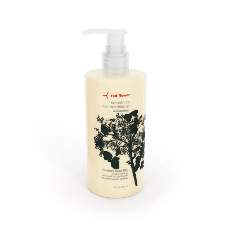 wanderlust smoothing hair conditioner - red flower