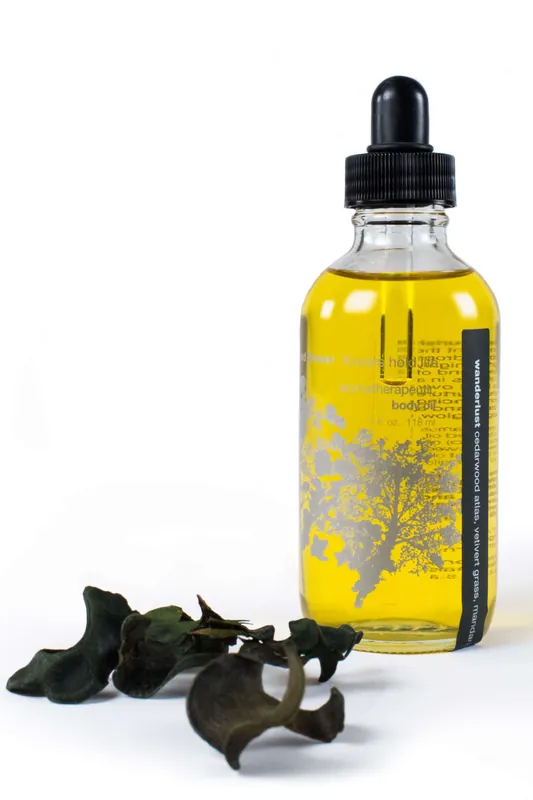 wanderlust aromatherapeutic body oil - red flower