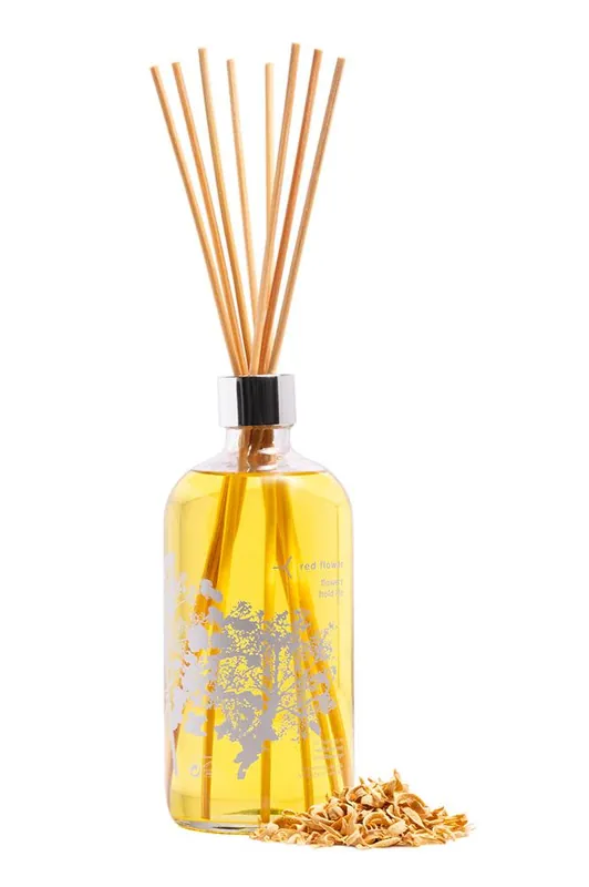 orange blossom intensely scented organic room diffuser - red flower