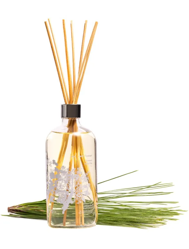 himalayan larch intensely scented organic room diffuser - red flower