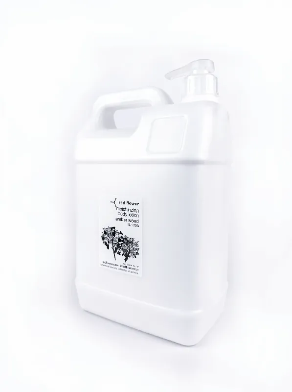 amber wood moisturizing body lotion 1.3 gallon - red flower