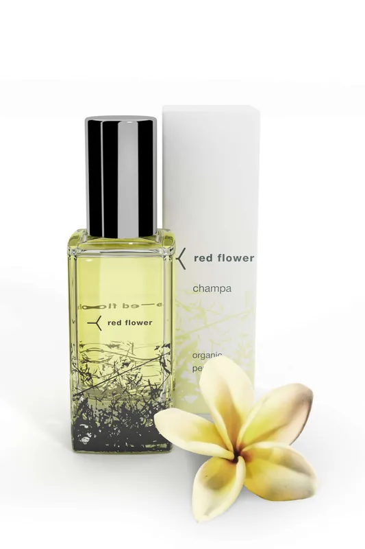 champa organic perfume - red flower