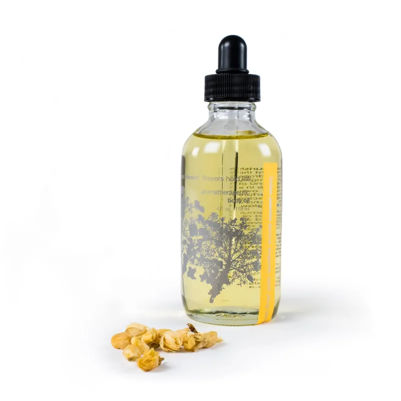 indian jasmine aromatherapeutic body oil - red flower