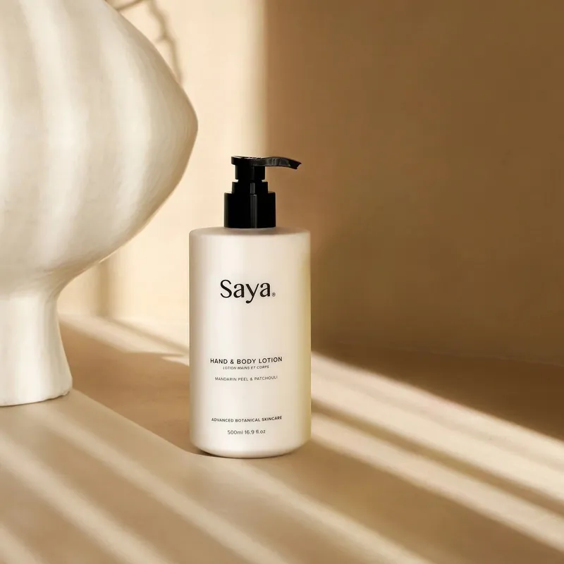Hand & Body Lotion: Mandarin Peel & Patchouli - SAYA