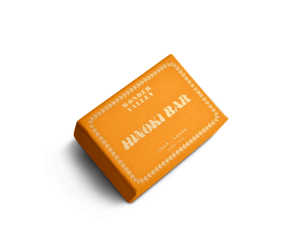 Hinoki Bar Soap - WONDER VALLEY