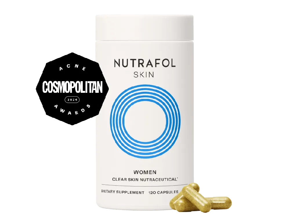 Nutrafol Clear Skin Nutraceutical (1 Month Supply 120 Capsules)