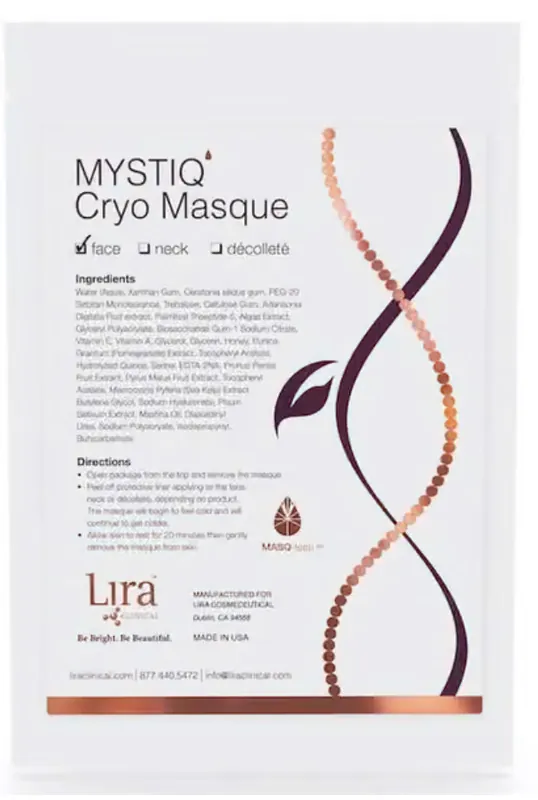 MYSTIQ CRYO FACE MASQUE - Lira Clinical