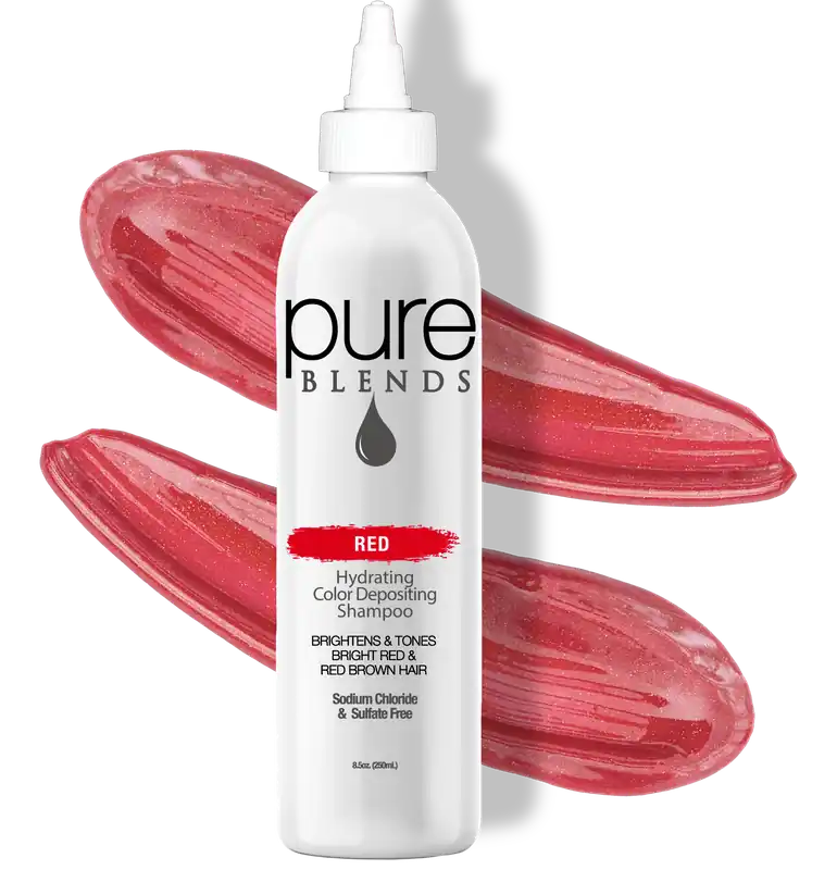 Red Hydrating Color Depositing Shampoo - Pure Blends