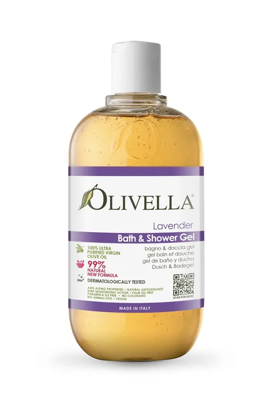 Olive Oil Bath & Shower Gel - Lavender 16.9 Oz