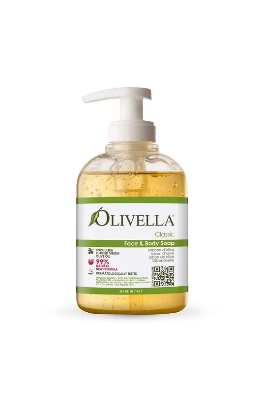 Face & Body Liquid Soap Classic 10.14oz - Olivella