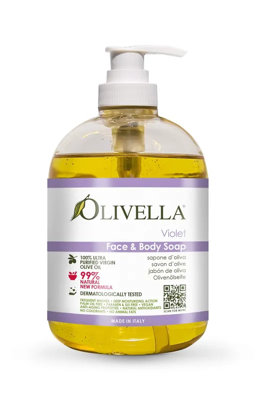 Face & Body Liquid Soap - Violet 16.9 Oz