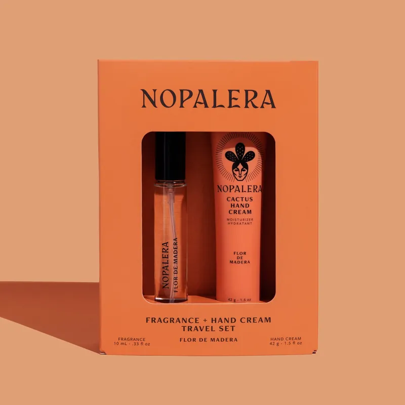 Hand Cream + Travel Fragrance Set - Flor de Madera