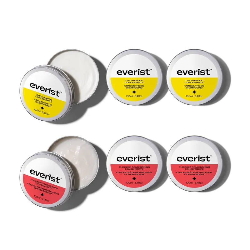 Stock Your Shower Haircare Bundle Tins - Everist