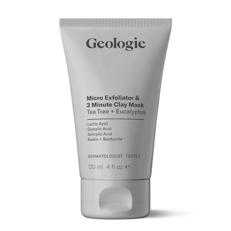 Micro Exfoliator & 3 Minute Clay Mask - Geologie
