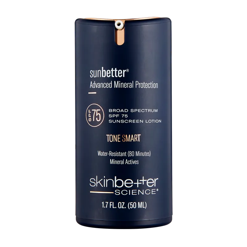 sunbetter TONE SMART SPF 75 Sunscreen Lotion - skinbetter Science